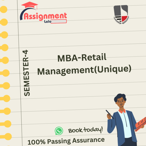 MBA - Retail Management (Unique)